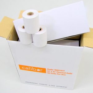 CALIBOR THERMAL PAPER 57X47 50 ROLLS / BOX